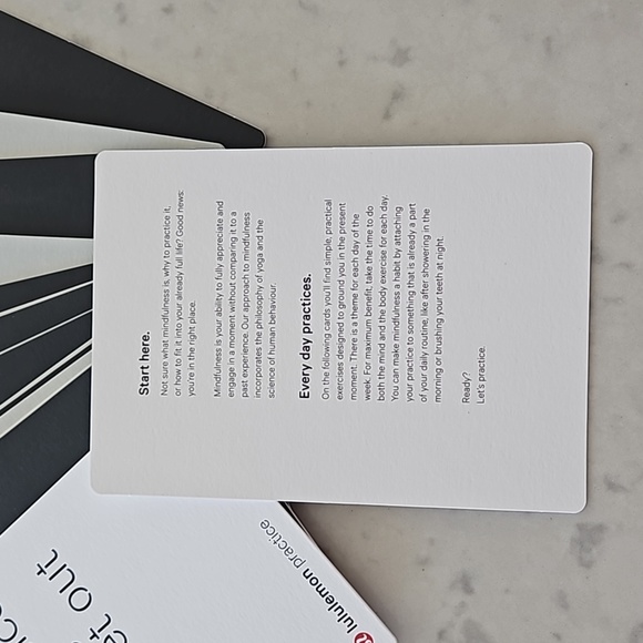 Lululemon Mindful Practice Cards - Picture 6 of 6